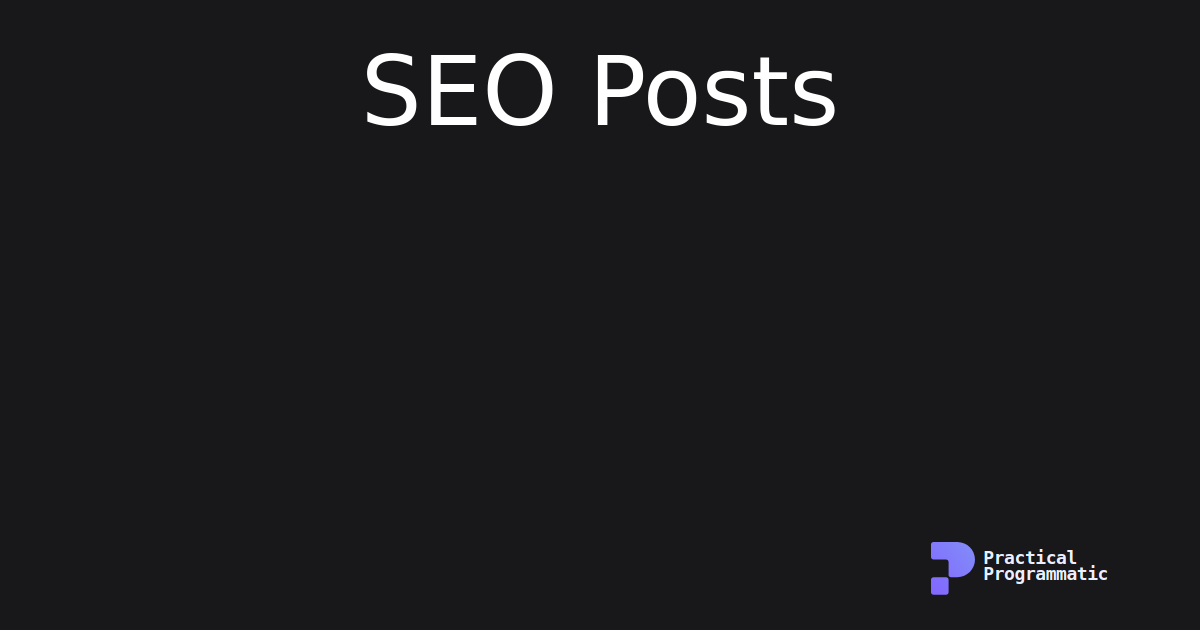 SEO Posts